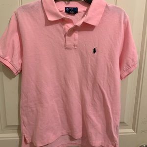 🌸🌼SORING READY🌸🌼 POLO Ralph Lauren PINK Polo Shirt Boys S (8/10)